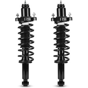 Rear Left & Right Side Struts w/Coil Springs Shock Absorbers for Jeep Patriot/Jeep Compass 2007 2008 2009 2010 2011 2012 2013 2014 2015 2016, Dodge Caliber 2007-2012 Replace for 172401 (Set of 2)
