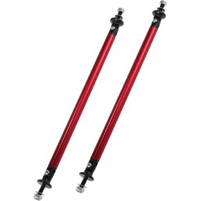 2pcs 200mm 7.87" Splitter Support Rods Adjustable Front Rear Bumper Lip Splitter Strut Rod Tie Support Bars Fit Most Vehicle Red Item Replacement