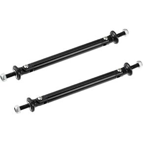 ACROPIX 1pair 100mm 3.94" Splitter Support Rods Adjustable Front Rear Bumper Lip Splitter Strut Rod Tie Support Bars Fit Most Vehicle Black Car Parts