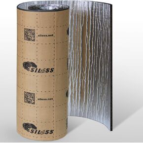 Siless Liner 157 mil (4 mm) 36 sqft Aluminum Foil Finish Car Sound Deadening & Heat Insulation Closed Cell Foam - PE Foam Sound Deadener in Kuwait