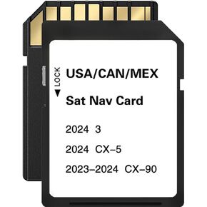 3, CX-5, CX-90 GPS Navigation SD Card, Built-in Upgraded Map Datas for USA/CAN/MEX, Pro Series