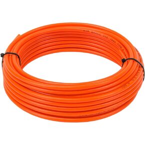 Mytee Products 3/8" OD x 100' Black SAE J844 Nylon Air Brake Tubing DOT Approved | Pneumatic Nylon Air Line Hose for Air Brake System