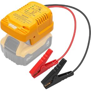 Jump Starter for Dewal_t_20V 60V Battery Jumper Cables 11AWG 1.2FT Automotive Booster Cable for Jump Starting Car Using Tool Battery (Battery not Included)