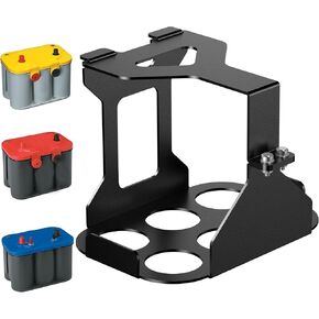 Universal Battery Box Tray Truck Battery Tray Battery Holder Battery Mount Bracket for Optima Group 34/78 Batteries