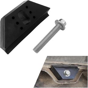 Base Clamp Car Battery Hold Down Kit, Car Accessories Battery Tie Down Bracket with Stainless Steel Bolt Kit, Compatible with Select Buick Chevy GM Models 14005061