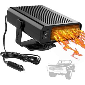 سخان سيارة محمول، سخان سيارة يمكن توصيله بولاعة السجائر، مروحة تسخين وتبريد سريعة 2 في 1 للزجاج الأمامي، هدية لعيد الميلاد in Kuwait
