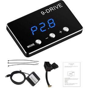 Throttle Response Controller 9 Drive Modes Smart Electronic Racing Accelerator Compatible with Dodge Challenger Ram Jeep Cherokee KJ KK Wrangler JK Maserati Ghibli