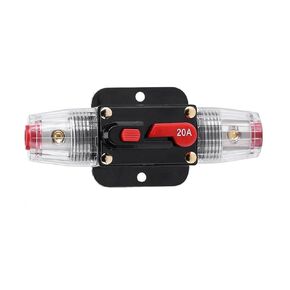 STETION Car Audio 100 Amp Resettable Fuse Circuit Breaker Car Protect for Audio System Fuse 12-24V DC for Car Audio Amps Overload Protection Fuse (100A)…