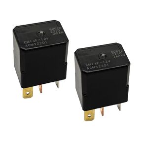 Relay CM1af-12V ACM32201, Replaced ACM33221, Automotive Relay SPST 12VDC 4 Pins Plug-in Relay (Pack of 2)