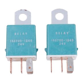 2Pcs Automotive Power Relay 5 Pins 24VDC 40A 156700-1840 4414207 Compatible with Denso