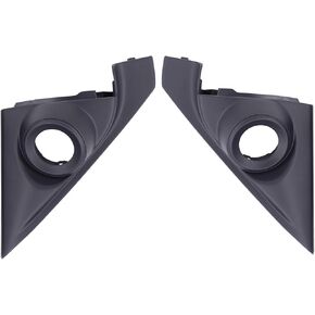 ApplianPar 2Pcs Front Driver and Passenger Door Pillar Tweeter Cover Trim for Accord 2014 2015 2016 2017