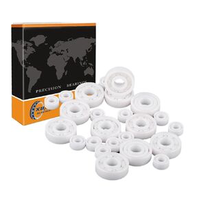 Miniature Zirconia Full Ceramic Bearings 608 684 686 689 CE High Temperature Resistance High Speed High Precision (686CE 6x13x5)