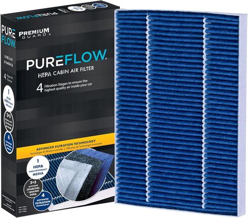 فلتر هواء المقصورة PureFlow HEPA PC6205HX | يناسب 2017-09 شيفروليه ترافيرس، 2016-07 جي إم سي أكاديا in Saudi Arabia