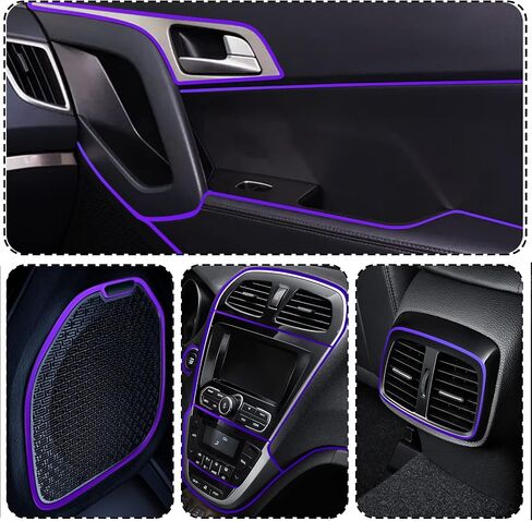 Car Interior Trim Strips,33ft Car Electroplating Decoration Styling Door Dashboard, Flexible Interior Trim Accessories with Installing Tool in Saudi Arabia