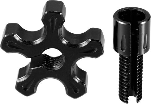 X AUTOHAUX 8 مللي متر دواسة فرامل عتلات سلك كابل الضابط مسمار مزلاج M8x1.25 سبائك الألومنيوم للدراجات النارية ATV UTV الدراجة الأسود in Saudi Arabia