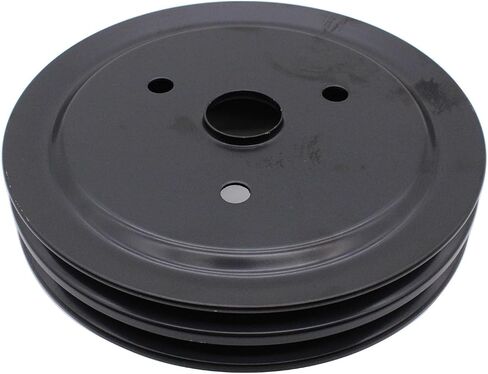 Crankshaft Pulley Double-Groove SWP Short Water Pump Black Compatible for Chevy SBC 262 327 400 in Saudi Arabia