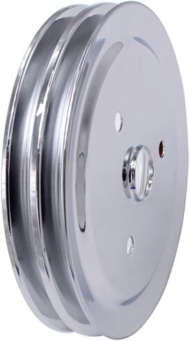 Crankshaft Pulley Double-Groove SWP Short Water Pump Black Compatible for Chevy SBC 262 327 400 in Kuwait