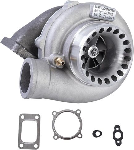 GT3582 GT35 TurboCharger with Gaskets T3 Flange 0.63 Turbine A/R 600HP Universal Turbo Charger Replacement Boost for 2.5L-6.0L Engines in Saudi Arabia