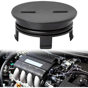 Black Cylinder Head Rear Cam Plug With Seal, Compatible with Honda CR-V Civic Fit Insight, Cam Plug Cap，Replace# 12513-P72-003 221023310