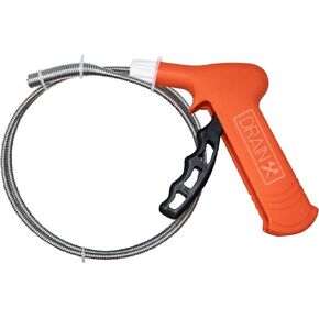 Telescopic Pistol Grip 5 FT Toilet Clog Removing Drain Snake Claw Grabber