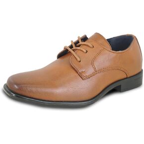 ALLURE-SUITS & TUXEDOS Boy Genuine Leather Dress Shoe AL03KID Lace Up Comfort Oxford for Wedding Prom Party School Uniform Formal Event