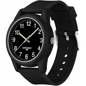 Kids Analog Watches for Girls Boys Kids Watches with Soft Band Learning Time 50M Waterproof Children Watch Easy to Read for Ages 4-12 Kids Gift