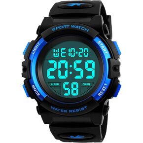 Kids Digital Watch, Boys Sports Waterproof Led Watches with Alarm Wrist Watches for Boy Girls Children