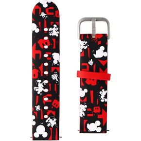 Soft Band for GizmoWatch - Disney Mickey Mouse / Kid Size - Black/Red