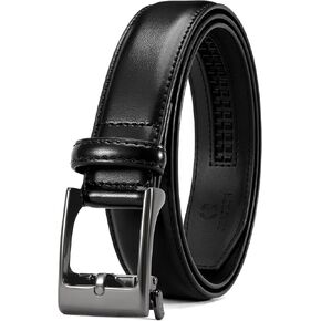 CHAOREN Boys Belt - 1 1/8" Ratchet Boys leather Belt - Perfect Companion to Kids Dress Shoes