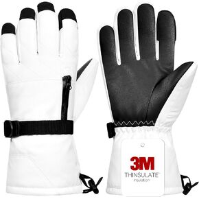Winter Gloves for Men or Women, Cold Weather Gloves for Running Cycling Hiking, Snow Warm Gloves Touchscreen Finger