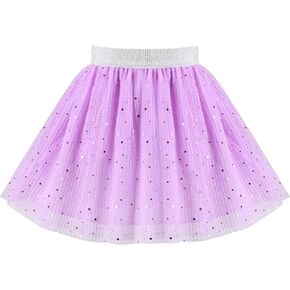 تنورة للفتيات من Sunny Fashion، توتو قوس قزح متعدد الألوان لحفلات الرقص باليه مقاس 2-10 in Kuwait