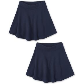 The Children's Place Girls' Active French Terry Skirt 2 Pack