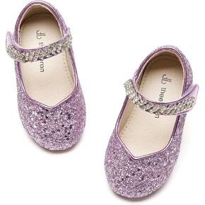 THEE BRON Toddler Girls Dress Shoes Ballet Mary Jane Flats Princess Costume Shoes