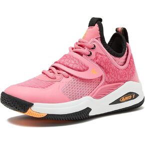 AND1 Boys & Girls Basketball Shoes, Cool Kids Basketball Sneakers, Size Little Kid 11 to Big Kid 7 Mid or High Top Sneakers for Boys