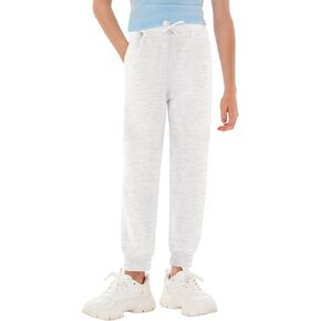 Haloumoning Boys Jogger Sweatpants Kids Summer Drawstring Elastic Waistband Athletic Pants with Poctkets 5-14 Years