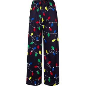 UNICOMIDEA Kid Christmas Pajamas Pants Loose Pyjama Jogger For Boy Girl 3D Xmas Sleepwear Bottoms 6-16 Years