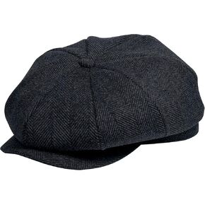 POUDAY Newsboy Hat for Men Newsboy Cap Irish Cap Newsies Cabbie Hat for Men Flat Winter Hat Men