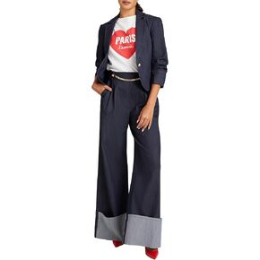 Cinq à Sept Women's Petit Denim Khloe Blazer