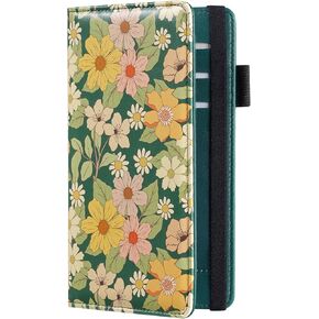 Checkbook Cover, Checkbook Covers for Personal Checkbook with Duplicate Checks, Check book Holder with Rfid Blocking for Men and Women