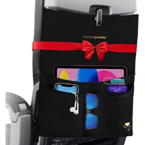 Airplane Pockets Airplane Tray Table Cover with Pocket Organizer | Seat Back Organizer & Storage for Personal Items | Travel Accessories | Perfect Holiday Gift | Airplane Travel Essentials for Flying