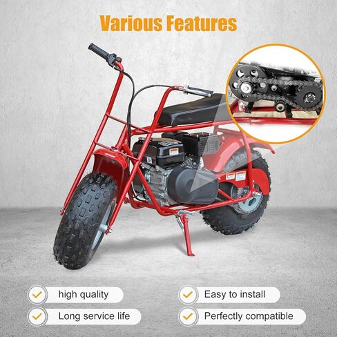 طقم غطاء تجميع عمود الرافعة، لأجزاء الدراجة الصغيرة كولمان، متوافق مع الدراجة الصغيرة كولمان CT200U CT200U-EX BT200X Axis M200 Baja Warrior MB200 وما إلى ذلك، مع شداد سلسلة دراجة صغيرة in Kuwait