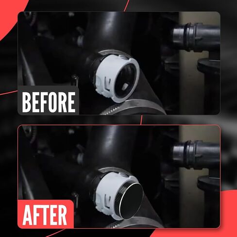 Black Blow Off Valve Mod,Billet Car UPR Vent to Atmosphere Mod Plug Fuel System Parts for F150 Ecoboost/Raptor Expedition Engines 2.7 3.5L 2013-2023 in Saudi Arabia