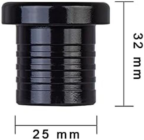 CNRAQR Alloy Aluminium 25mm Dump blow off valve Bov Blanking Plug Silicone Hose Blanking Plug Black in Saudi Arabia