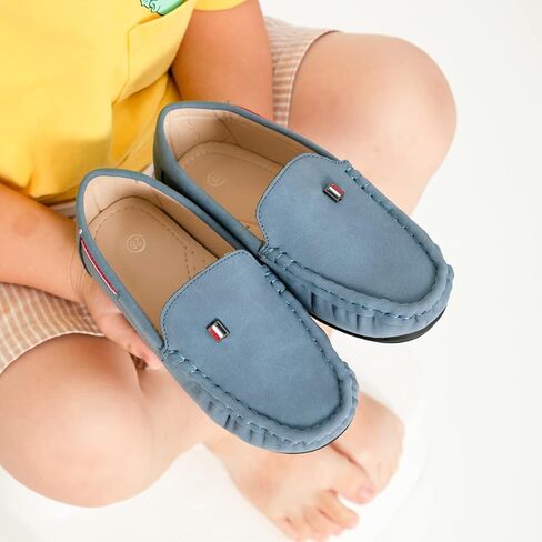 Miamooi Toddler Boys Girls Wedding Dress Shoes Little Kid Slip On Loafers School Uniform Moccasins Walking Shoe in Kuwait