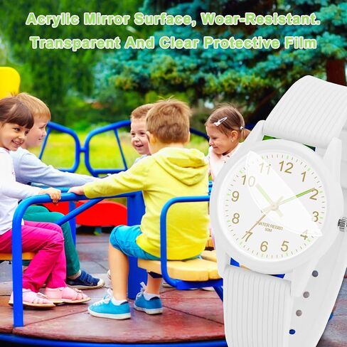 Kids Analog Watches for Girls Boys Kids Watches with Soft Band Learning Time 50M Waterproof Children Watch Easy to Read for Ages 4-12 Kids Gift in Saudi Arabia