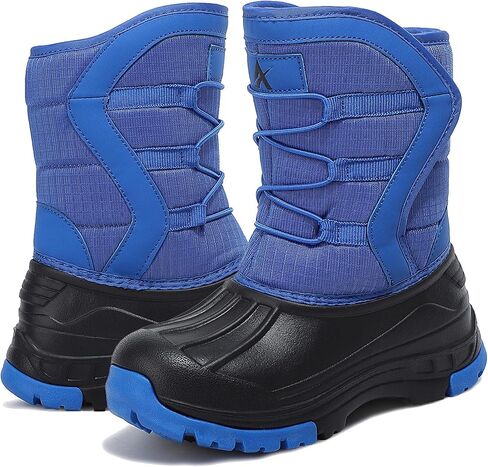 Unisex-Child Snow Boots Winter Waterproof Slip Resistant Cold Weather Shoes (Toddler/Little Kid/Big Kid) in Kuwait