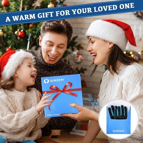 Sukeen Kids Winter Gloves, Touchscreen Anti-Slip Kids Cycling Gloves, Warm Windproof Kids Gloves Cold Weather, Lightweight Sports Gloves Boys Girls Running Cycling Biking in Saudi Arabia