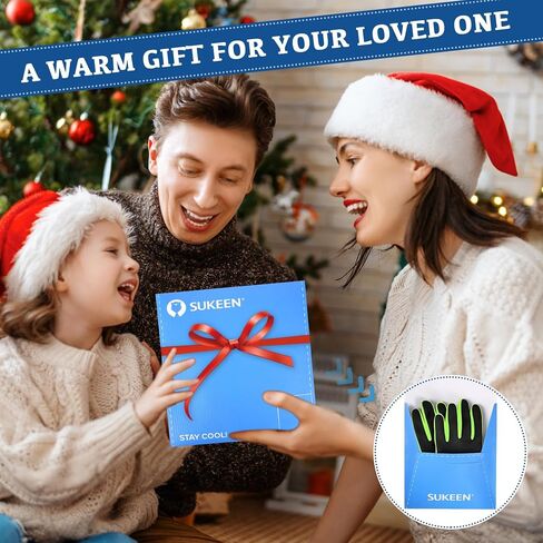 Sukeen Kids Winter Gloves, Touchscreen Anti-Slip Kids Cycling Gloves, Warm Windproof Kids Gloves Cold Weather, Lightweight Sports Gloves Boys Girls Running Cycling Biking in Saudi Arabia