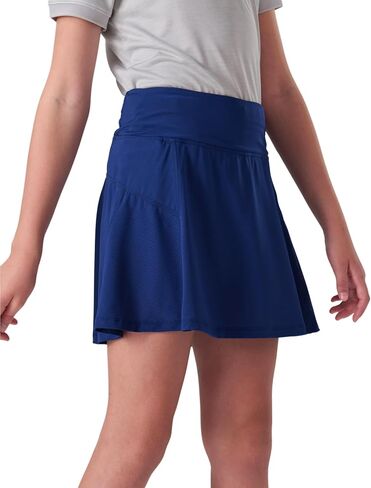 3-Pack Girls’ Athletic Skorts with Built-in Shorts & Adjustable Waist, Youth Skirts Tennis, Golf, Cheer, School in Kuwait