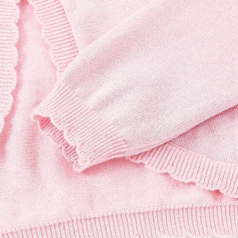 Sparkle Cardigan for Girls,Long Sleeve Bolero Shrug W/ 2 Style Button, Open Front Cropped Knit Sweater 3-13Y in Saudi Arabia